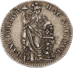 Halve generaliteitsgulden van X stuiver. Holland. 1749. XF