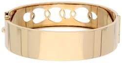 14K geelgouden handgemaakte bangle armband door Heikki Kaksonen