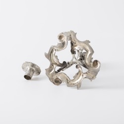 Kandelaar, Giuseppe Mancadori (Milaan) / Royal Irish Silver Co. (Dublin), 1973, zilver