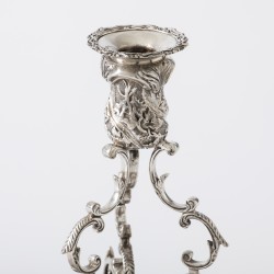 Kandelaar, Giuseppe Mancadori (Milaan) / Royal Irish Silver Co. (Dublin), 1973, zilver