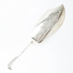 Victoriaanse visschep, Joseph & Albert Savory, Londen 1846, zilver