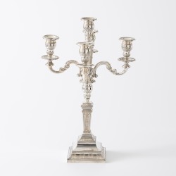 Kandelaar, Koninklijke van Kempen & Begeer, Voorschoten ca. 1975, zilver