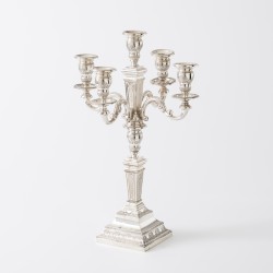 Kandelaar, Koninklijke van Kempen & Begeer, Voorschoten ca. 1975, zilver