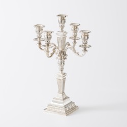 Kandelaar, Koninklijke van Kempen & Begeer, Voorschoten ca. 1975, zilver