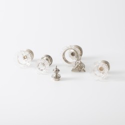 Tafelgarnituur (4), Johannes Lambertus Kroijmans, Oss / Schijndel 1847, zilver