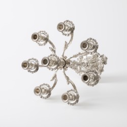 Pronk kandelaar, Topázio, Porto ca. 1950-1960, zilver