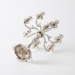 Pronk kandelaar, Topázio, Porto ca. 1950-1960, zilver