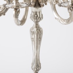 Pronk kandelaar, Topázio, Porto ca. 1950-1960, zilver