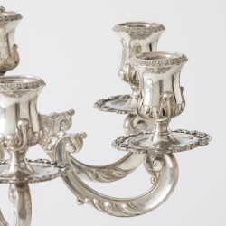 Pronk kandelaar, Topázio, Porto ca. 1950-1960, zilver