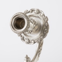 Pronk kandelaar, Topázio, Porto ca. 1950-1960, zilver