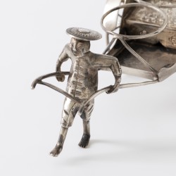 Condiment set (China Export Silver), Sheng He 勝和 / Tack Loong - TL 德龍, zilver