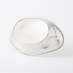 Broodmand, C.F. Wewer, Schoonhoven 1942, zilver