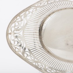 Broodmand, C.F. Wewer, Schoonhoven 1942, zilver