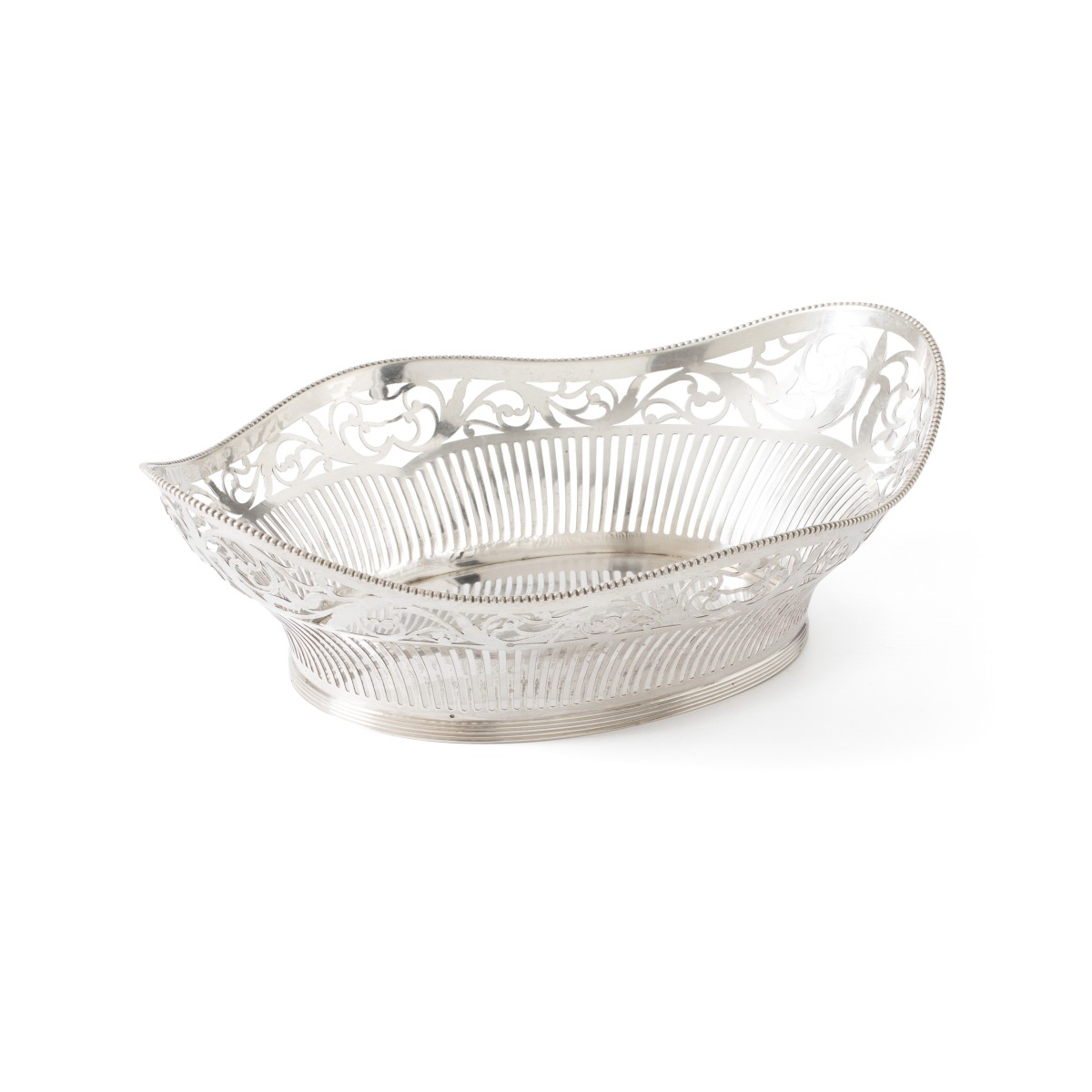 Broodmand, C.F. Wewer, Schoonhoven 1942, zilver