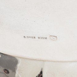 Fruitschaal, Samuel Spyer, Amsterdam ca. 1925, zilver