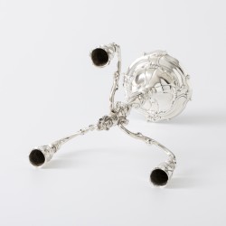 Kandelaar, Zaanlandse Zilversmederij, Haarlem 1972, zilver