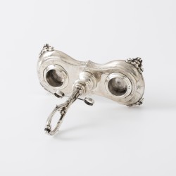 Olie- en azijnstel, Jacobus Held, Amsterdam 1876, zilver