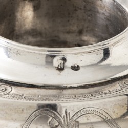 Olie- en azijnstel, Jacobus Held, Amsterdam 1876, zilver