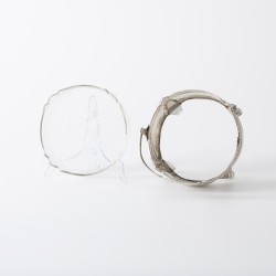 Art Nouveau schaal, Lutz & Weiß, Pforzheim ca. 1900, zilver