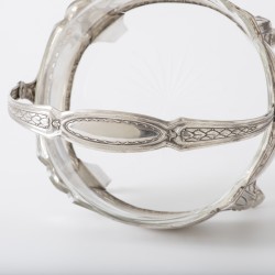 Art Nouveau schaal, Lutz & Weiß, Pforzheim ca. 1900, zilver