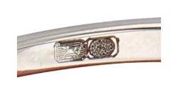 14K witgouden prinsessen ring bezet met ca. 0.93 ct. diamant