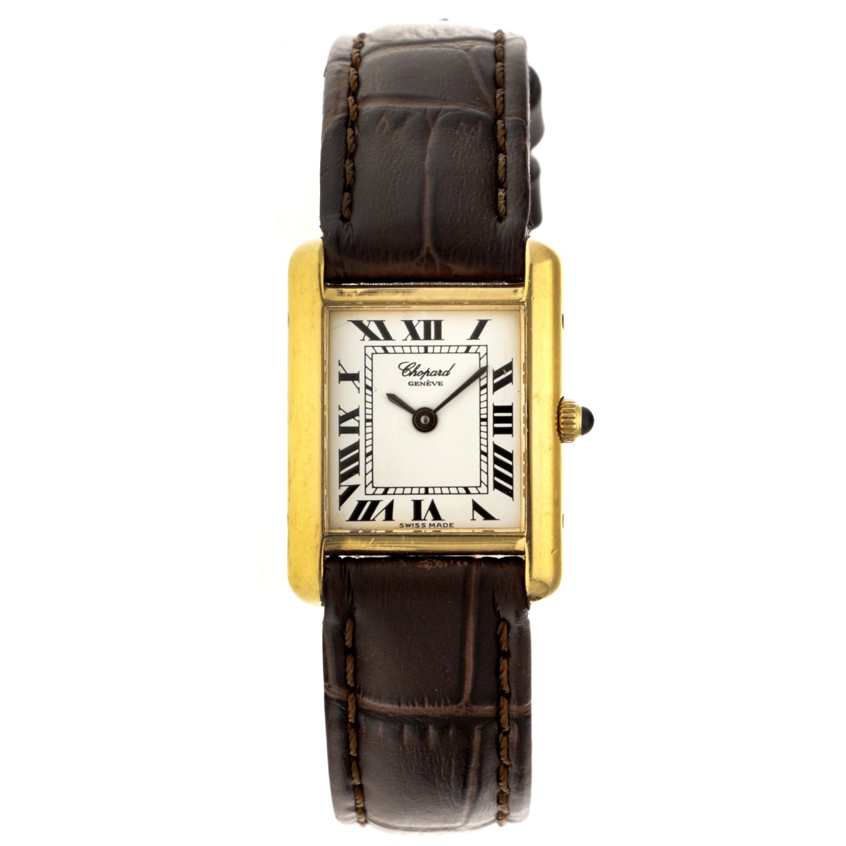 No Reserve - Chopard Tank 18K. 5221 - Dames horloge