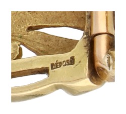 18K geelgouden art Nouveau schakelarmband