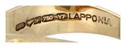 Lapponia 18K geelgouden Quebec ring door Björn Weckström