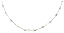 Lapponia sterling zilveren 'Space Age' collier door Björn Weckström