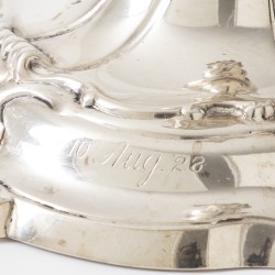 Kandelaars (2), J.M. van Kempen & Zonen, Voorschoten 1906, zilver