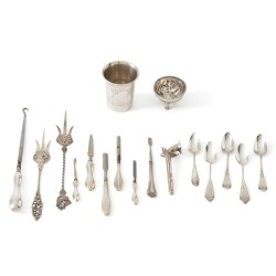 Verzameling zilverwerk (17), Nederland / Verenigd koninkrijk 20e eeuw, zilver