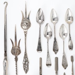 Verzameling zilverwerk (17), Nederland / Verenigd koninkrijk 20e eeuw, zilver