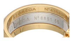 Omega Constellation 18K bicolor gouden ring bezet met ca. 0.18 ct. diamant