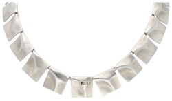 Lapponia sterling zilveren 'Galactic Peaks' collier door Björn Weckström