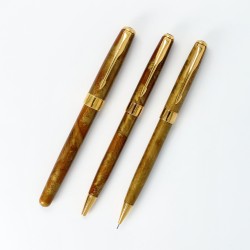 Parker Sonnet I "Chinese Laque Ambre" pennenset (3)