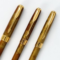 Parker Sonnet I "Chinese Laque Ambre" pennenset (3)