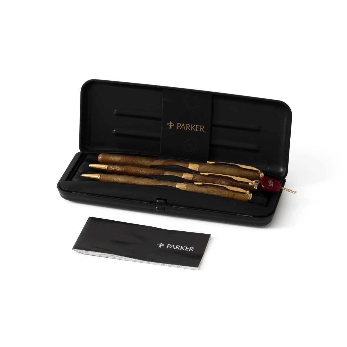 Parker Sonnet I "Chinese Laque Ambre" pennenset (3)