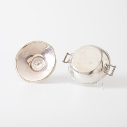 Terrine / dekschaal, Souche père & fils, Parijs 1925-1942, zilver