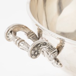 Terrine / dekschaal, Souche père & fils, Parijs 1925-1942, zilver