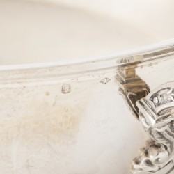 Terrine / dekschaal, Souche père & fils, Parijs 1925-1942, zilver