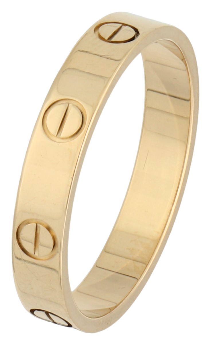 Goudwisselkantoor auction: Cartier 18K geelgouden 'Love' ring