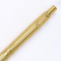 Parker 75 Classic "Grain D'Orges" balpen verguld
