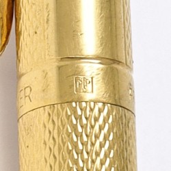 Parker 75 Classic "Grain D'Orges" balpen verguld