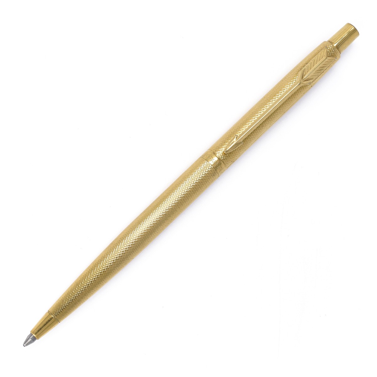 Parker 75 Classic "Grain D'Orges" balpen verguld