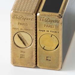 S.T. Dupont Ligne 1 aanstekers (2), verguld / Laque-de-Chine