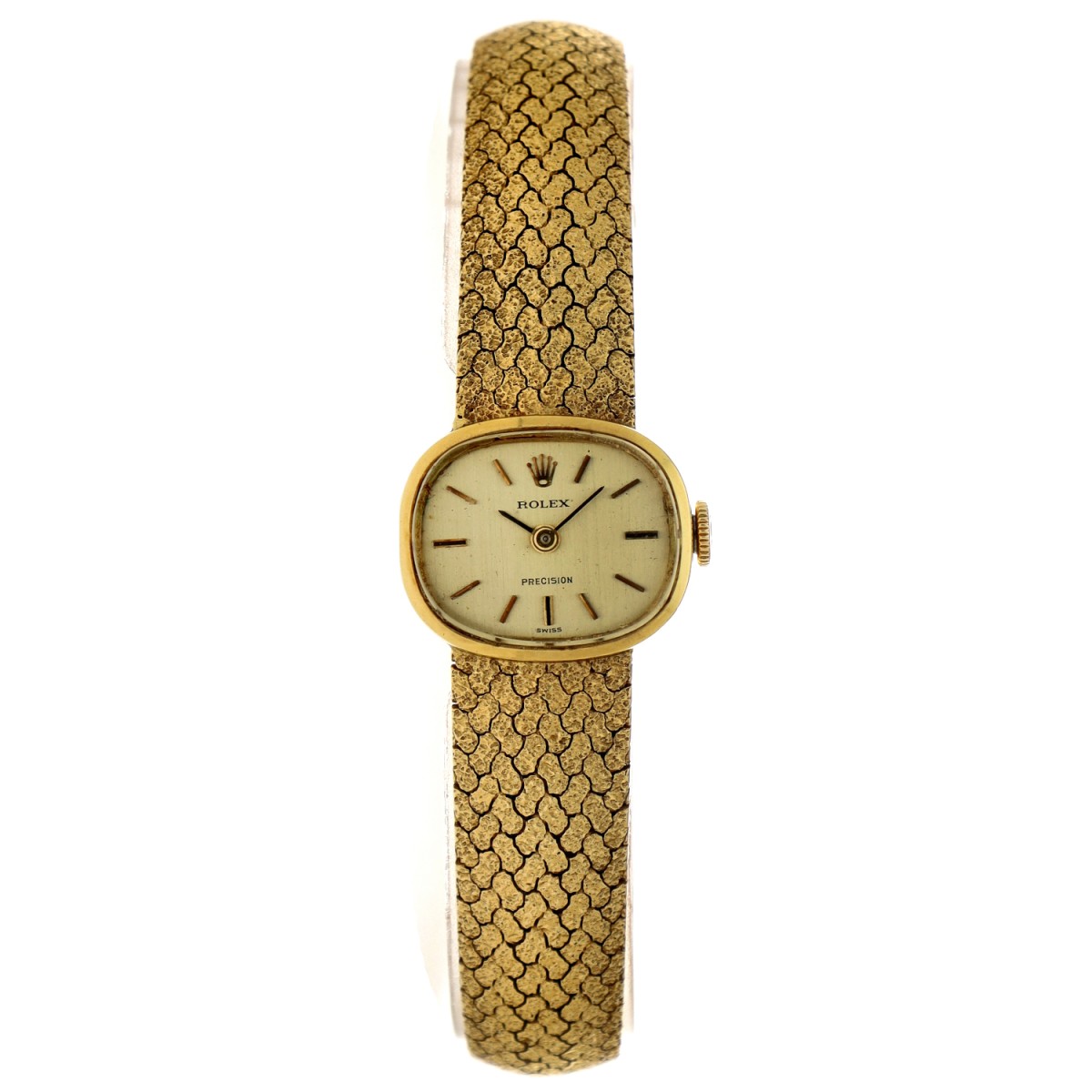 No Reserve - Rolex Vintage Precision 18K. 230J - Dames horloge - ca. 1967