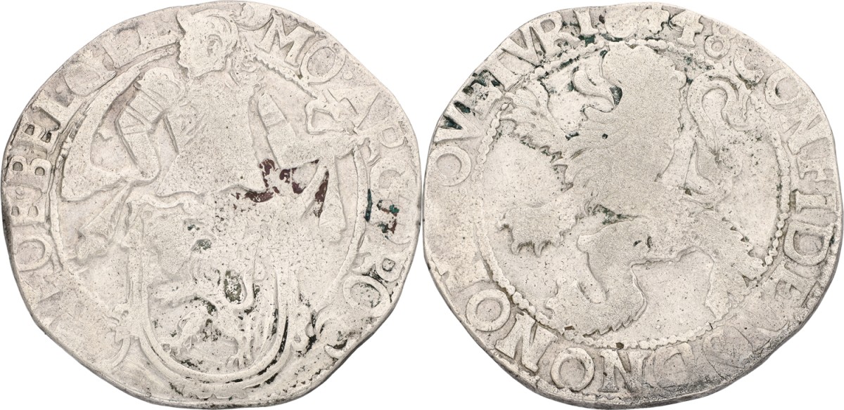 Goudwisselkantoor auction: Leeuwendaalder. Gelderland. 1648. F.