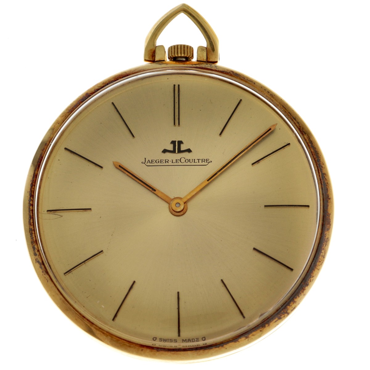 No Reserve - Jaeger-LeCoultre 18K. 9019 21 - Heren zakhorloge