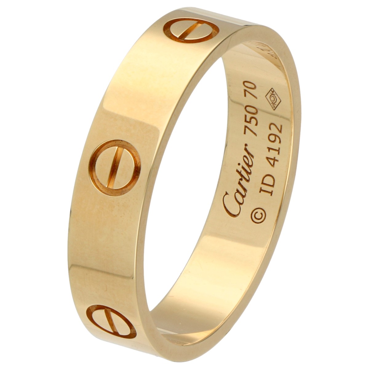 Goudwisselkantoor auction: Cartier 18K geelgouden 'Love' ring