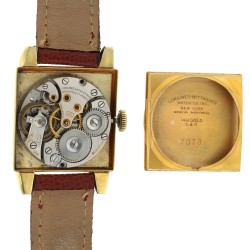 No Reserve - Longines Wittnauer Vintage Square 14K. 7073 - Heren horloge - ca. 1946